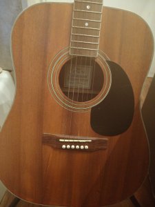 Johnson guitar, barely played, no scratches