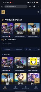 website top up